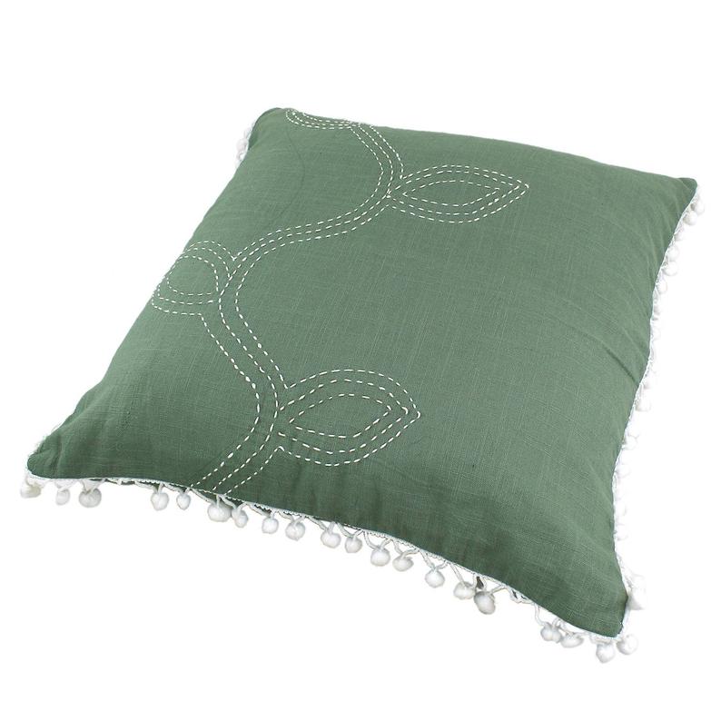 Embroidery Cotton Pillowcase , Cotton Pillow, Pillowcases, Cotton Cushion Cover with Zipper,Pillow Cover Cotton, Handwork Cotton Pillowcase