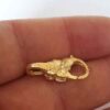 Sterling Silver 925 Gold Plated Lobster Clasp Lock Jewelry