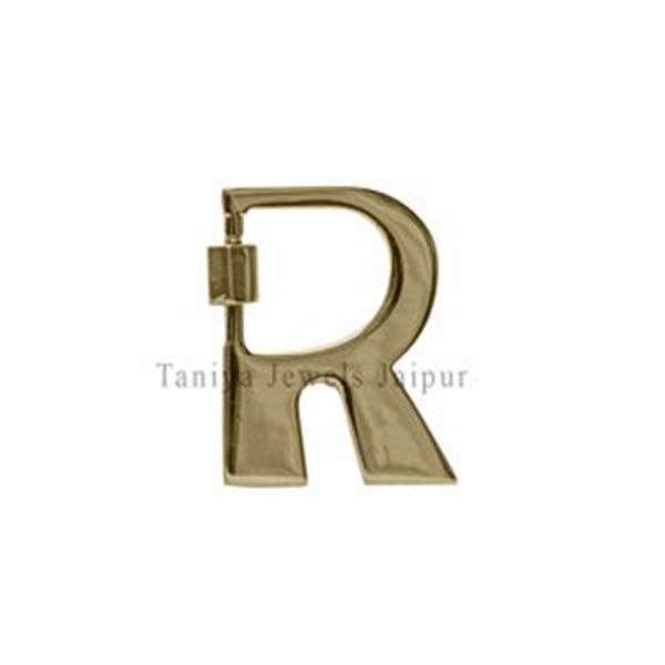 R Letter Carabiner Lock, R Alphabet Carabiner Lock, Custom Letter Carabiner Lock, Letter Lock Pendant, Carabiner Letter A to Z All Letter's