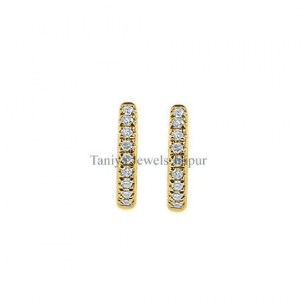 14k Gold huggi earrings