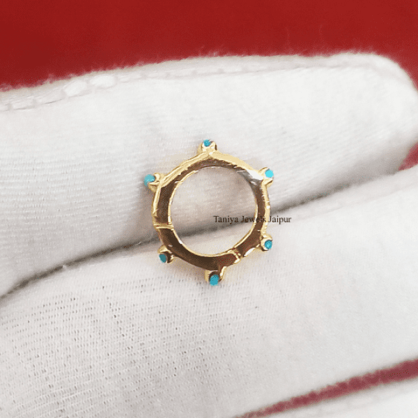 turquoise round lock jewelry