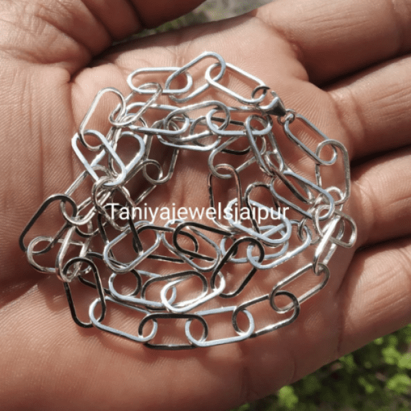 silver link chain