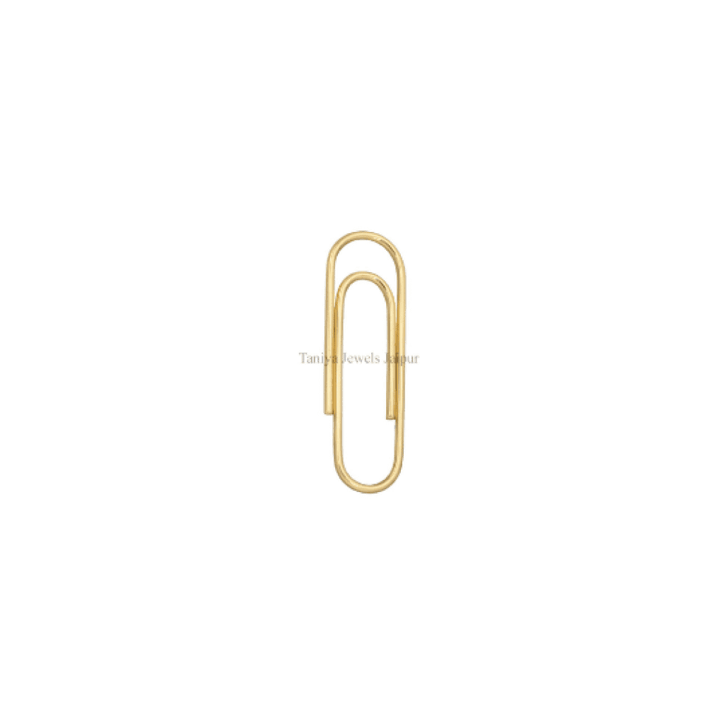 14k gold paper clip