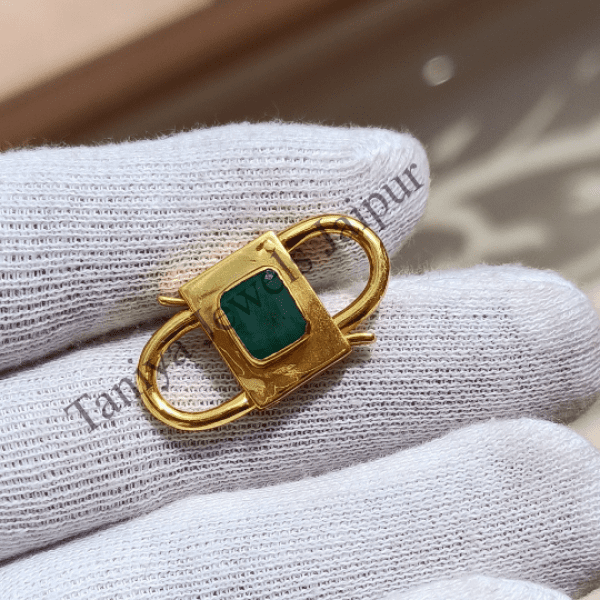 emerald padlock jewelry