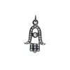 925 Sterling Silver 0.33 ct Diamond Hand Of God Charm Pendant Jewelry