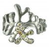 Genuine Pave Diamonds 925 Sterling Silver Wedding Rings Diamond Silver Jewelry