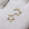 9k Solid Gold Star Enhancer Charms Holder, Star Enhancer, Gold Enhancer, Gold Star Enhancer, Solid Gold Charm Enhancer Jewelry, Link Lock