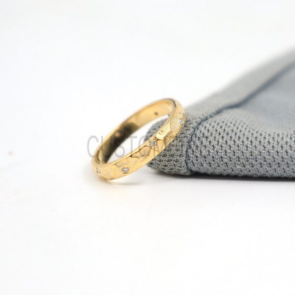 14k Gold Diamond Ring, 14k Gold Round Diamond Ring, Gold Diamond Ring, Diamond Ring, Engagement Ring, Handmade 14k Gold Diamond Jewelry