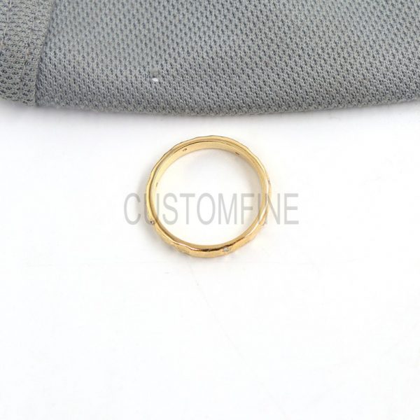 14k Gold Diamond Ring, 14k Gold Round Diamond Ring, Gold Diamond Ring, Diamond Ring, Engagement Ring, Handmade 14k Gold Diamond Jewelry