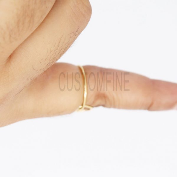 Christmas Gift!! 14k Yellow Gold Love Knot Women's Ring Jewelry, 14k Knot Ring, Gold Ring, Handmade 14k Gold Ring Jewelry