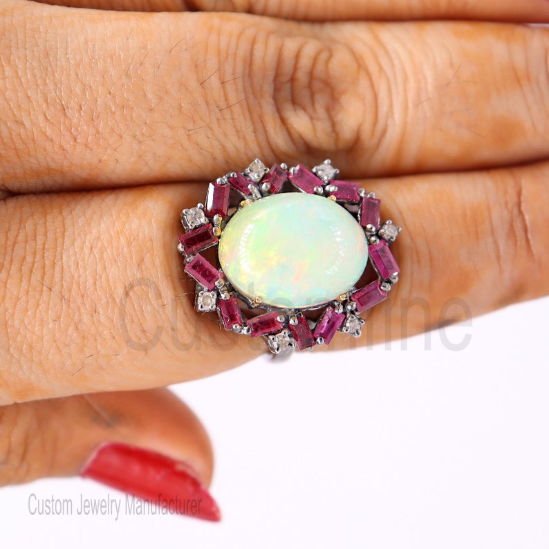 Buy Ceylonmine Ruby Stone Finger Gold Plated Ring Online at Best Prices in  India - JioMart.