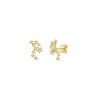 14k Gold Diamond Star Stud Earrings 14k Gold Diamond Star Earring, Diamond Star Gold Earrings, 14k Gold Stud, Women's Gold Stud Earrings