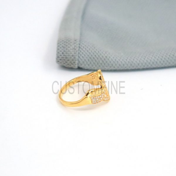 9k Gold Diamond Ring,9k Gold Diamond Designer Ring, Gold Diamond Ring, Diamond Ring, Engagement Ring, Handmade 9k gold jewelry