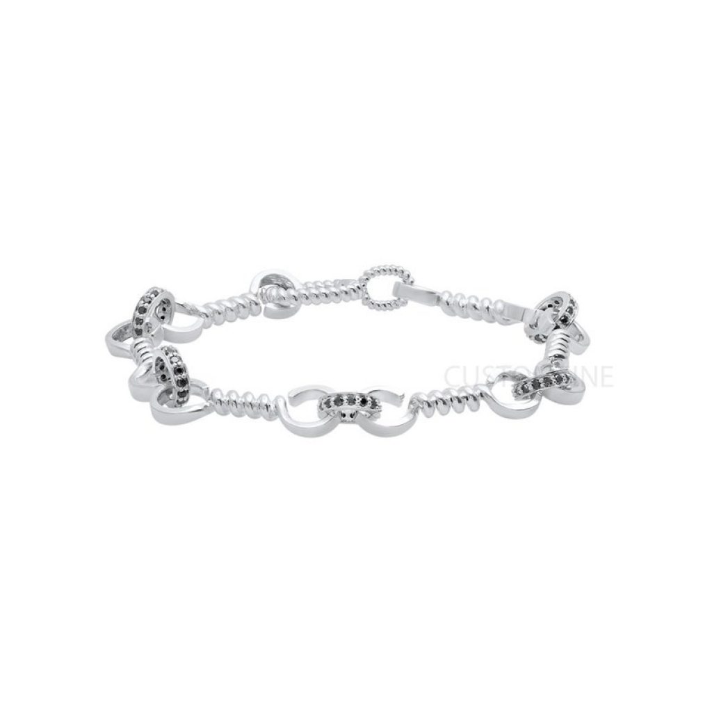 Christmas Gift!! Sterling Silver Link Round Kadi Chain Bracelet Jewelry, Silver Rolo/Belcher Chain Bracelet Jewelry