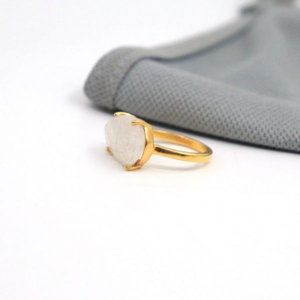 925 Sterling Silver Moonstone Ring Jewelry, Gemstone Designer Ring, Sterling Silver Ring Jewelry, Gemstone Jewelry