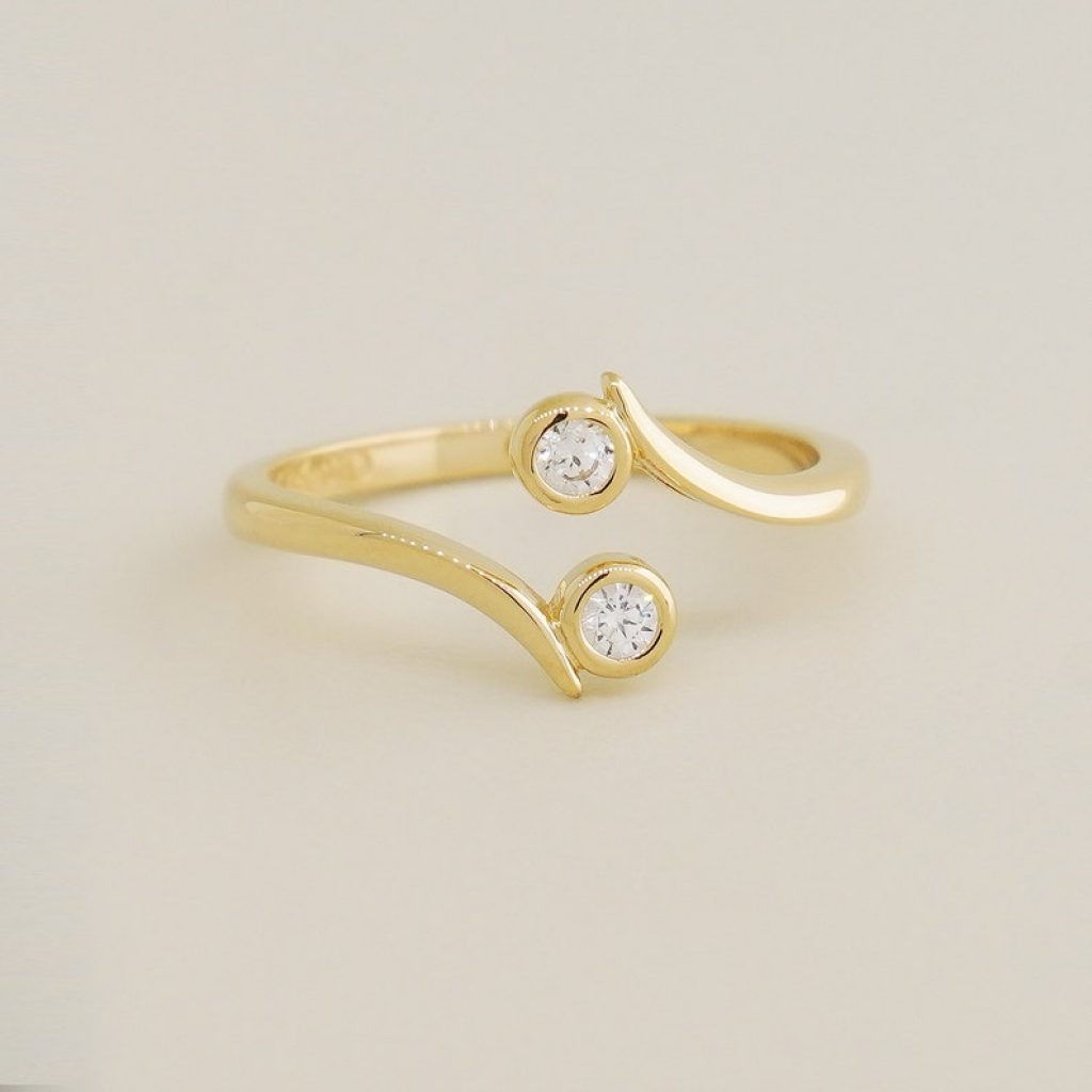 14K REAL Solid Gold Diamond CZ Minimalist Toe Ring, Dainty Baby Cute Zehenring Bazel Diamond CZ Sized Midi Knuckle Toe Ring Body Jewelry