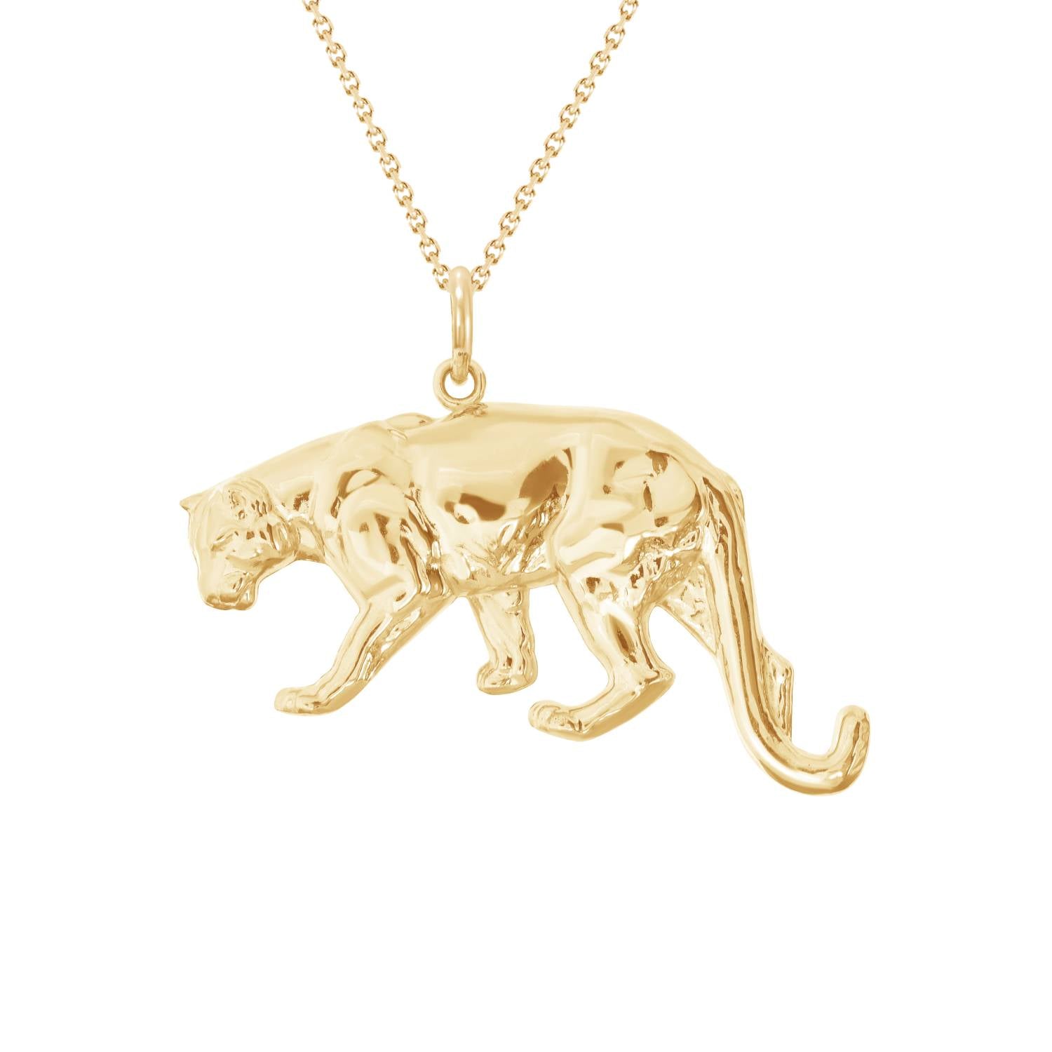 PEAS 18K Gold Plated Jewelry Solid Tiger Head Pendant Necklace : Clothing,  Shoes & Jewelry - Amazon.com