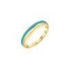 Turquoise Enamel Ring, Waterproof Dainty Ring Women, Minimalist Ring, Enamel Tiny Band, Minimalist Ring, 925 Silver Ring, Stacking Ring
