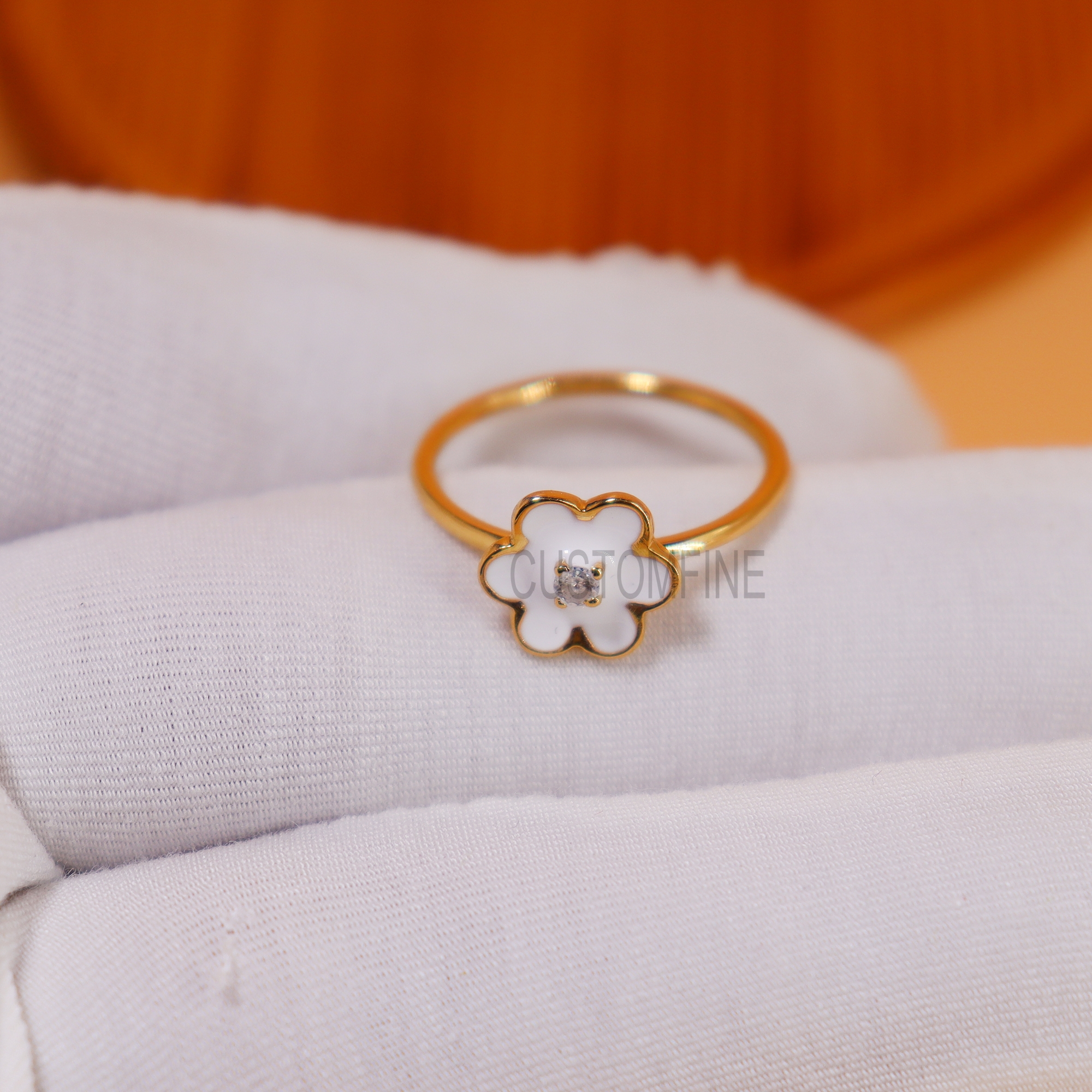 Fleur Gold Ring – Le Charme Jewelry