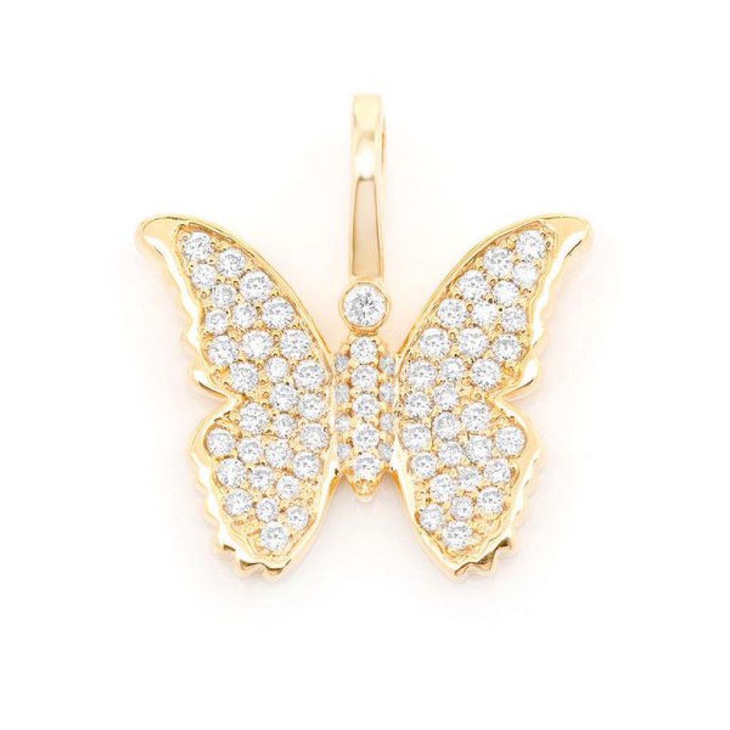 925 Sterling Silver Butterfly Pendant Handmade Charm Pendant Butterfly Charm Necklace Manufacturer