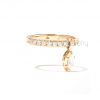 14k Gold Handmade White Topaz With Diamond Ring Jewelry, 14k Gold Ring, Diamond Ring Jewelry, Pave Rings