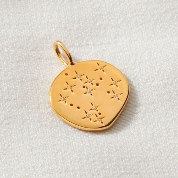 925 Sterling Silver Sagittarius Zodiac Charm Necklace Jewelry Wholesale silver charm pendant