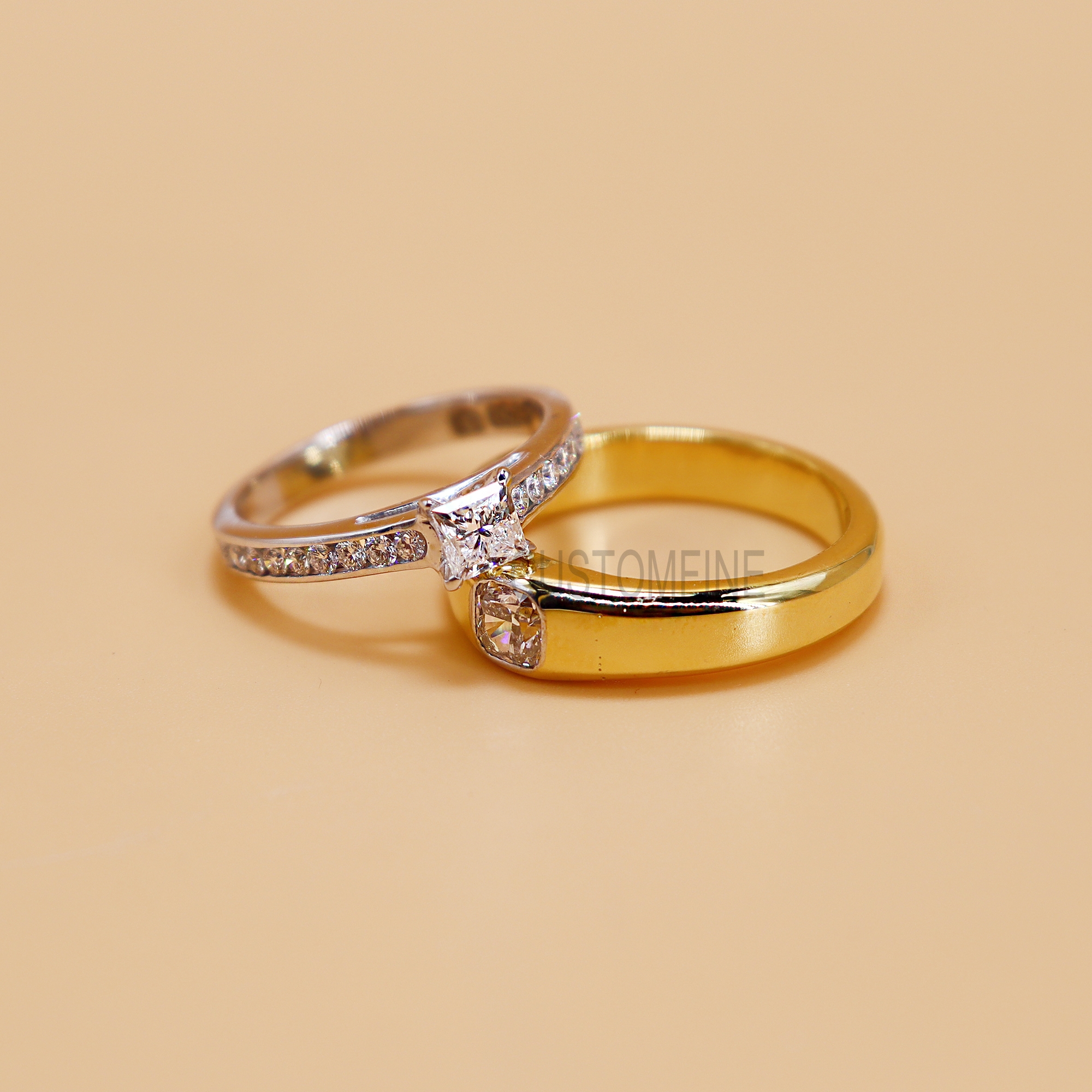 Uloveido Matching Couples Wedding Rings Set for Him and Her - Wedding  Engagement Bands Lovers Gifts for Boyfriend and Girlfriend J002|Amazon.com