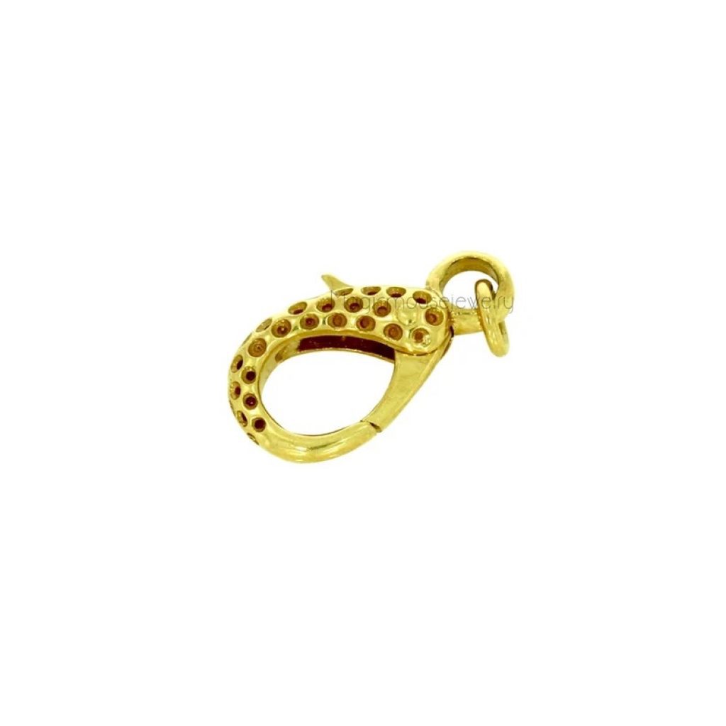 14k Gold Handmade Clasps Lock, Gold Lobster Clasps Lock, Clip Lock, Dog Clip Lock, watch Clip Lock, Findings