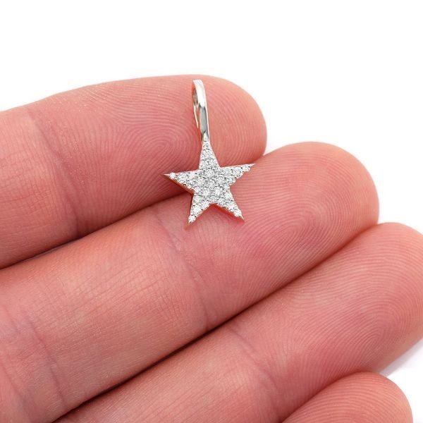925 Sterling Silver Star Pendant Handmade Charm Jewelry Manufacturer