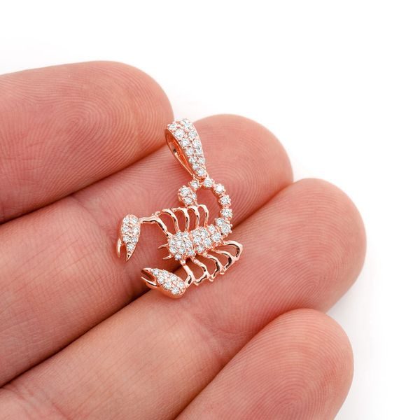 925 Sterling Silver Charm Jewelry Scorpion Pendant Handmade Manufacturer