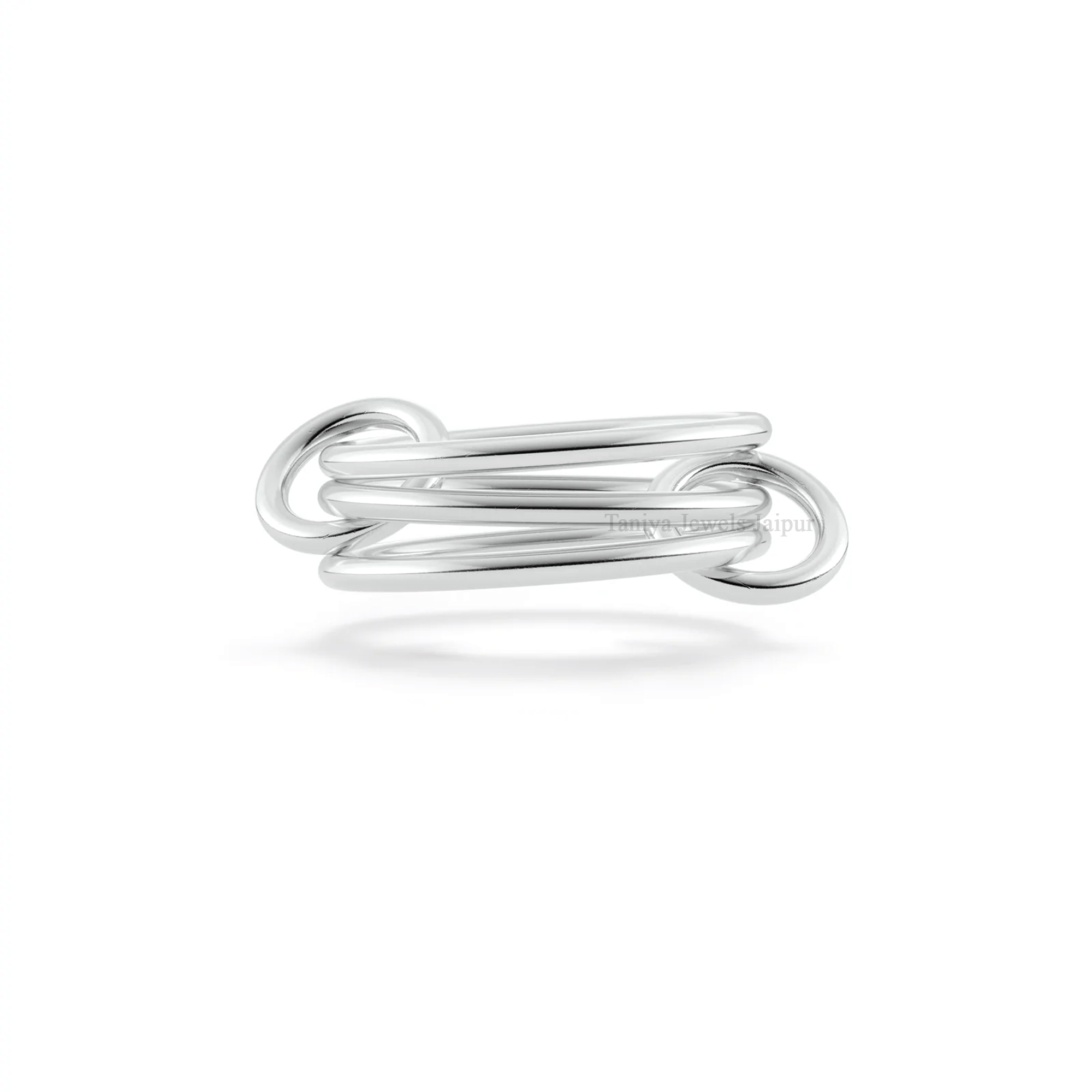 multiband silver connector ring- The Seller World