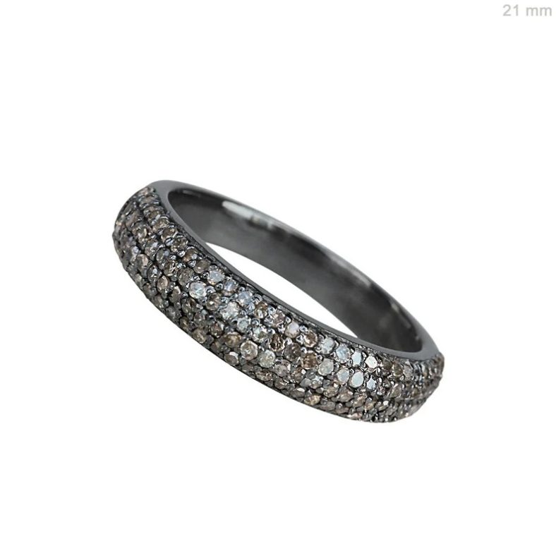 Special New Arrival Natural Diamonds Full Eternity Wedding Band Ring 925 Sterling Silver Christmas Gifts