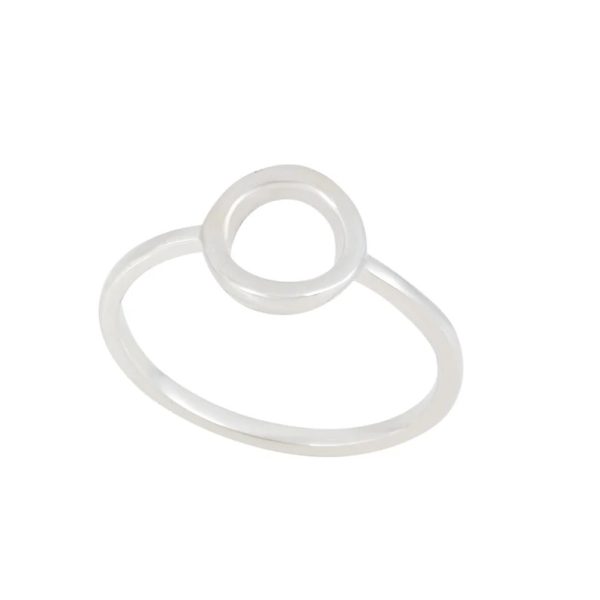925 Sterling Silver Ring, Indian Women Circle Ring, Round Circle Sterling Silver Ring, Handmade Wedding Engagement Ring Gift Women