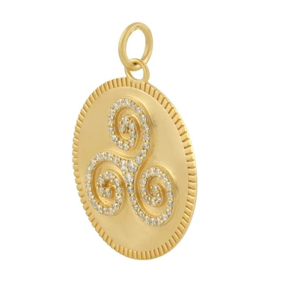 Pave Diamond Pendant, Diamond Handmade Pendant Jewelry, 14k Yellow Gold Charm Pendant, Yellow Gold Diamond Pendant Gift Women,
