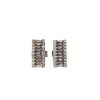 Diamond Baguette Stud Earrings, Baguette Stud Mini Earrings, Pave Diamond Baguette Minimalist Earrings, 925 Silver Stud Earrings