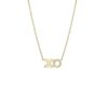 XO Necklace, Pave Diamond Necklace, Necklace Jewelry For Women, Yellow Gold Necklace, 18 Inches Long Chain Necklace for Love