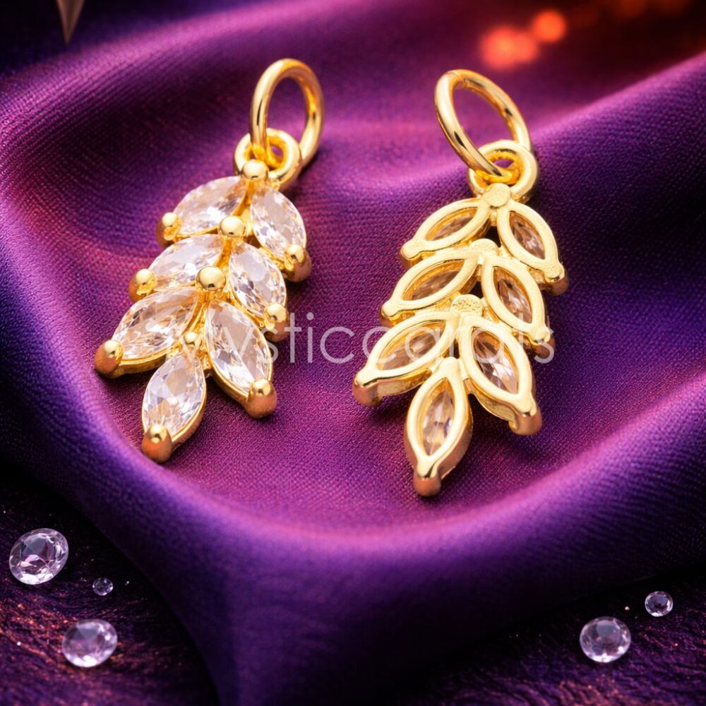 Marquise Leaf 925 Sterling Silver Pendant
