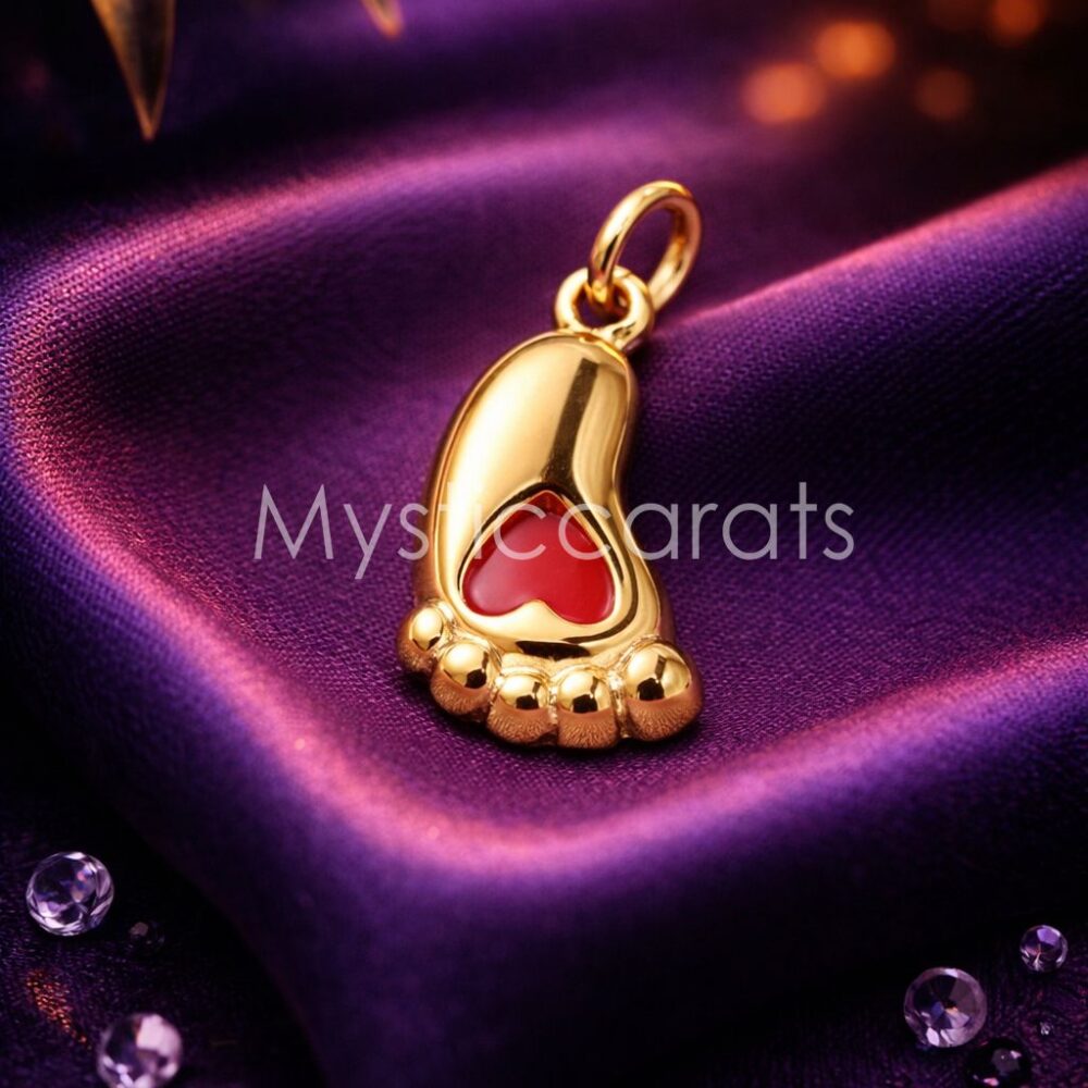 Baby Footprint 925 Sterling Silver Pendant