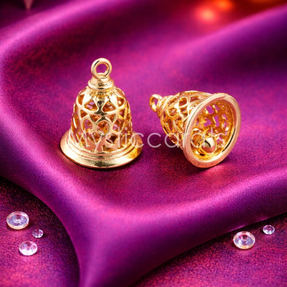 Filigree Bell Sterling Silver Pendant