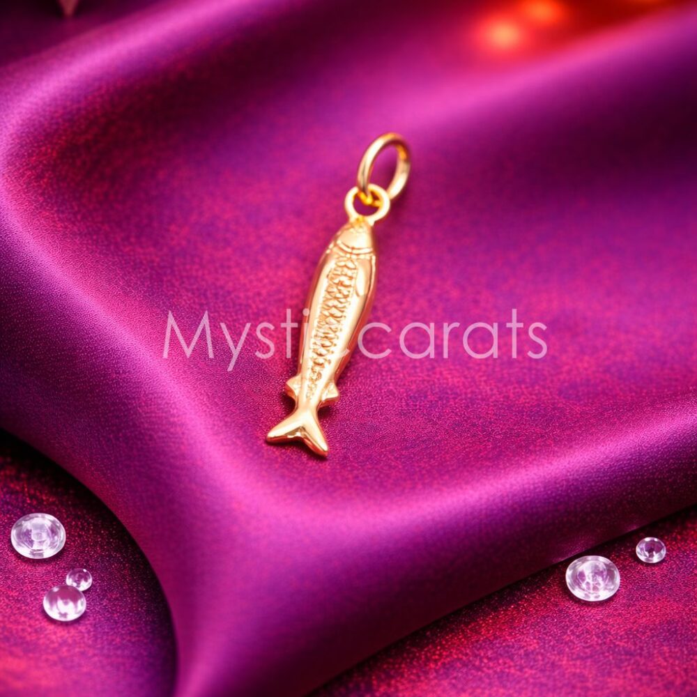 Dainty Fish Sterling Silver Pendant