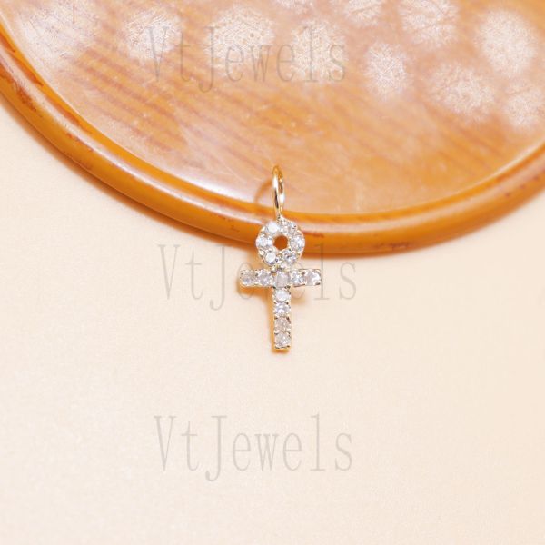 925 Sterling Silver Ankh Cross Pendant