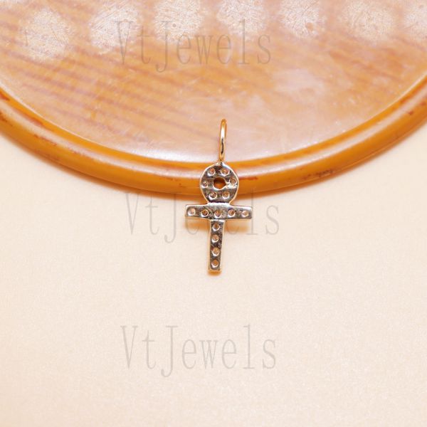 925 Sterling Silver Ankh Cross Pendant - Image 3