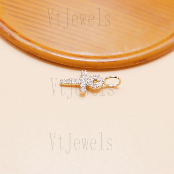 925 Sterling Silver Ankh Cross Pendant - Image 4