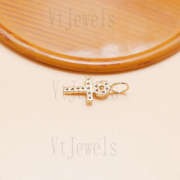 925 Sterling Silver Ankh Cross Pendant - Image 5