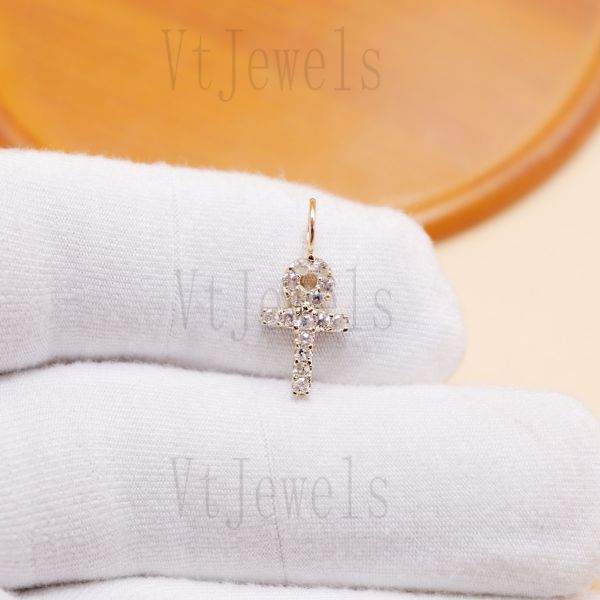925 Sterling Silver Ankh Cross Pendant - Image 6
