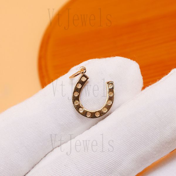 925 Sterling Silver Lucky Horseshoe Pendant - Image 6