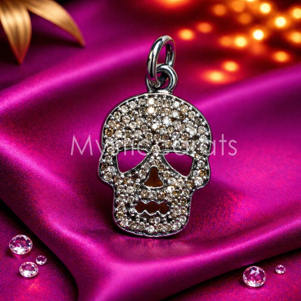 925 Sterling Silver Skull Pendant