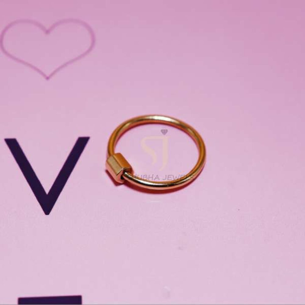 925 Sterling Silver Gold Plated Minimal Round Screw Lock Connector | Sleek Jewelry Clasp