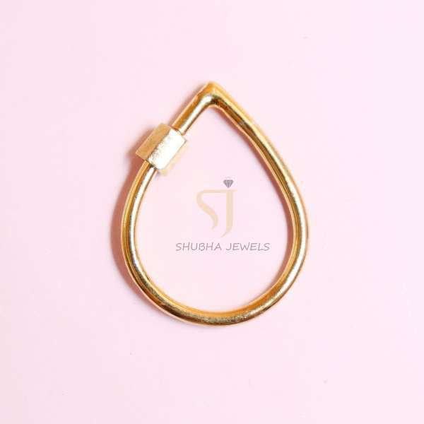 925 Sterling Silver Pear Shape Hook Clasp Connector | Teardrop Jewelry Finding - Image 3