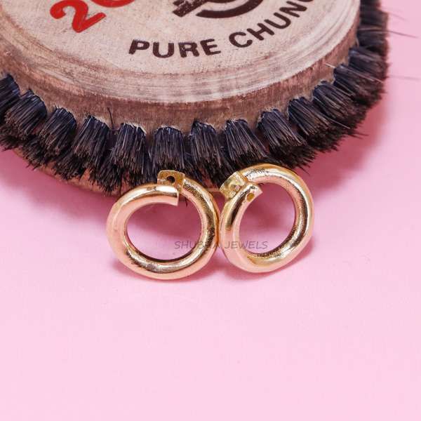 1 Pcs 925 Sterling Silver Gold Plated Open Jump Ring Connectors | Minimal Jewelry Findings - Image 4